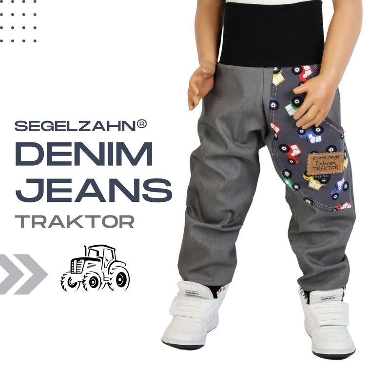 Jeans Hose Kinder Grau Pumphose Traktor Jungen Mädchen Baby Kinderhose Jeanshose Unisex Jeanspumphose Segelzahn Kinderkleidung Traktorhose Jeans Hose Kinder Grau Pumphose Traktor Jungen Mädchen Baby Kinderhose Jeanshose Unisex Jeanspumphose Segelzahn Kinderkleidung Traktorhose