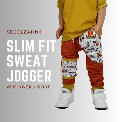 Slim Fit Jogger Wikinger Kinderhose Jungen Sweat Jogger Rost-Kupfer Jogginghose Unisex Hose Kinder Segelzahn Kinderkleidung Hosen Junge Slim Fit Jogger Wikinger Kinderhose Jungen Sweat Jogger Rost-Kupfer Jogginghose Unisex Hose Kinder Segelzahn Kinderkleidung Hosen Junge