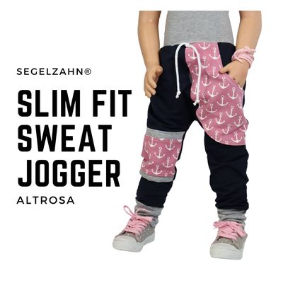 Sweat Hose Mädchen Anker Altrosa Schwarz, Slim Fit Jogger Kind Baby Kinder Jogginghose, Sweathose, Kinderhose, Mädchenhose, Segelzahn Hosen Sweat Hose Mädchen Anker Altrosa Schwarz, Slim Fit Jogger Kind Baby Kinder Jogginghose, Sweathose, Kinderhose, Mädchenhose, Segelzahn Hosen