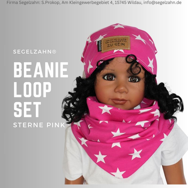 Beanie Mütze Loop Schal Set Mädchen Pink Sterne, Kinderset Mädchenmütze Mützen Kinder Baby Pinke Wintermütze Segelzahn Kindermütze Stars Beanie Mütze Loop Schal Set Mädchen Pink Sterne, Kinderset Mädchenmütze Mützen Kinder Baby Pinke Wintermütze Segelzahn Kindermütze Stars