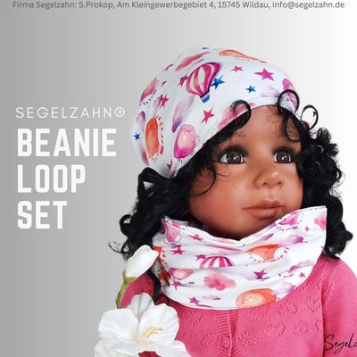 Beanie Loop Set Mädchen Kinder Mütze Schal Mädchenset Segelzahn Kinderkleidung Mütze mit Schal - Schlupfschal - Loopschal Kinderset Mützen Beanie Loop Set Mädchen Kinder Mütze Schal Mädchenset Segelzahn Kinderkleidung Mütze mit Schal - Schlupfschal - Loopschal Kinderset Mützen