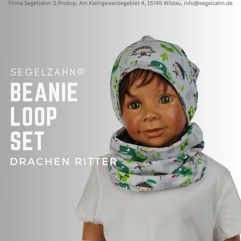 Beanie Loop Set Kinder Drachen Ritter Mütze Schal Unisex Junge Mädchen Kind Baby Mützen mit Loopschal Schlupfschal Segelzahn Kinderkleidung Beanie Loop Set Kinder Drachen Ritter Mütze Schal Unisex Junge Mädchen Kind Baby Mützen mit Loopschal Schlupfschal Segelzahn Kinderkleidung