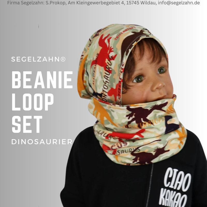 Beanie Mütze Loop Kinder Set, Dino Mützen Mütze Schal Schlupfschal Schlauchschal Kind Baby Junge Segelzahn gefütterte Sets Dinosaurier Beanie Mütze Loop Kinder Set, Dino Mützen Mütze Schal Schlupfschal Schlauchschal Kind Baby Junge Segelzahn gefütterte Sets Dinosaurier