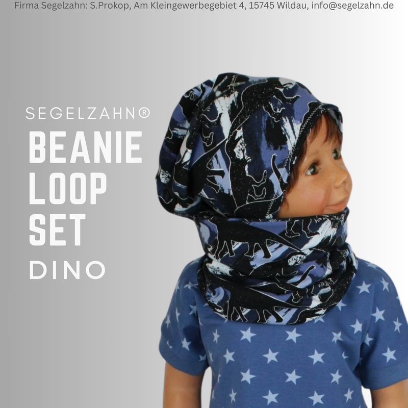 Dino Set Kinder, Beanie Loop Dinosaurier Mütze Schal Kind Baby Jungenset Kindermütze Segelzahn Kinderkleidung Set Herbst Winter Blau Schwarz Dino Set Kinder, Beanie Loop Dinosaurier Mütze Schal Kind Baby Jungenset Kindermütze Segelzahn Kinderkleidung Set Herbst Winter Blau Schwarz