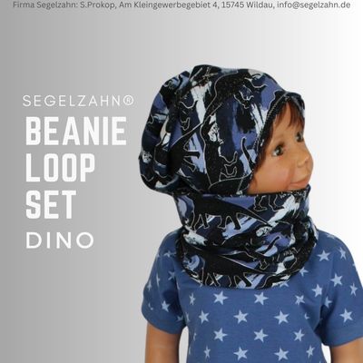 Dino Set Kinder, Beanie Loop Dinosaurier Mütze Schal Kind Baby Jungenset Kindermütze Segelzahn Kinderkleidung Set Herbst Winter Blau Schwarz Dino Set Kinder, Beanie Loop Dinosaurier Mütze Schal Kind Baby Jungenset Kindermütze Segelzahn Kinderkleidung Set Herbst Winter Blau Schwarz