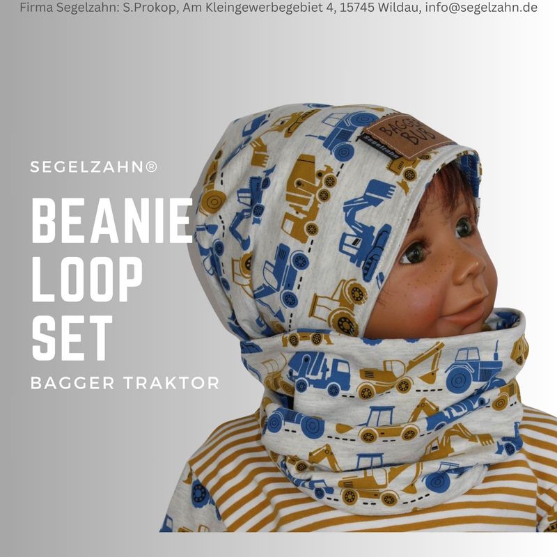 Beanie Mütze Loop Schal Jungen Bagger Baustelle Traktor Sets Kindermütze Schlupfschal Segelzahn Kinderkleidung Schlupfmütze Winter Übergang Beanie Mütze Loop Schal Jungen Bagger Baustelle Traktor Sets Kindermütze Schlupfschal Segelzahn Kinderkleidung Schlupfmütze Winter Übergang