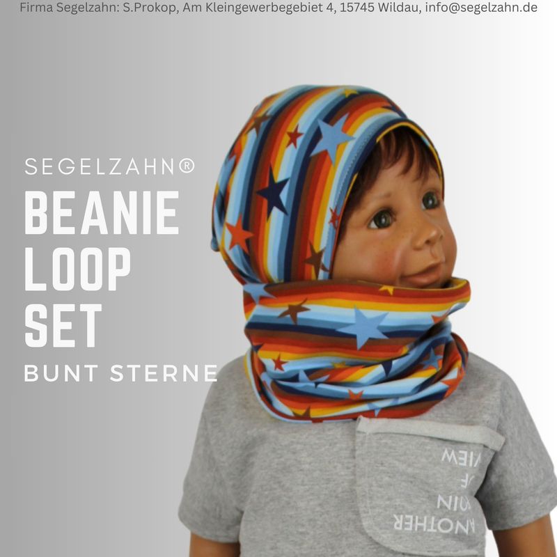 Beanie Loop Set Kinder Unisex Ringelmütze Schal Junge Mädchen Kind Baby Kindermütze gestreift Segelzahn Kinderkleidung Mützen Schlupfschal Beanie Loop Set Kinder Unisex Ringelmütze Schal Junge Mädchen Kind Baby Kindermütze gestreift Segelzahn Kinderkleidung Mützen Schlupfschal