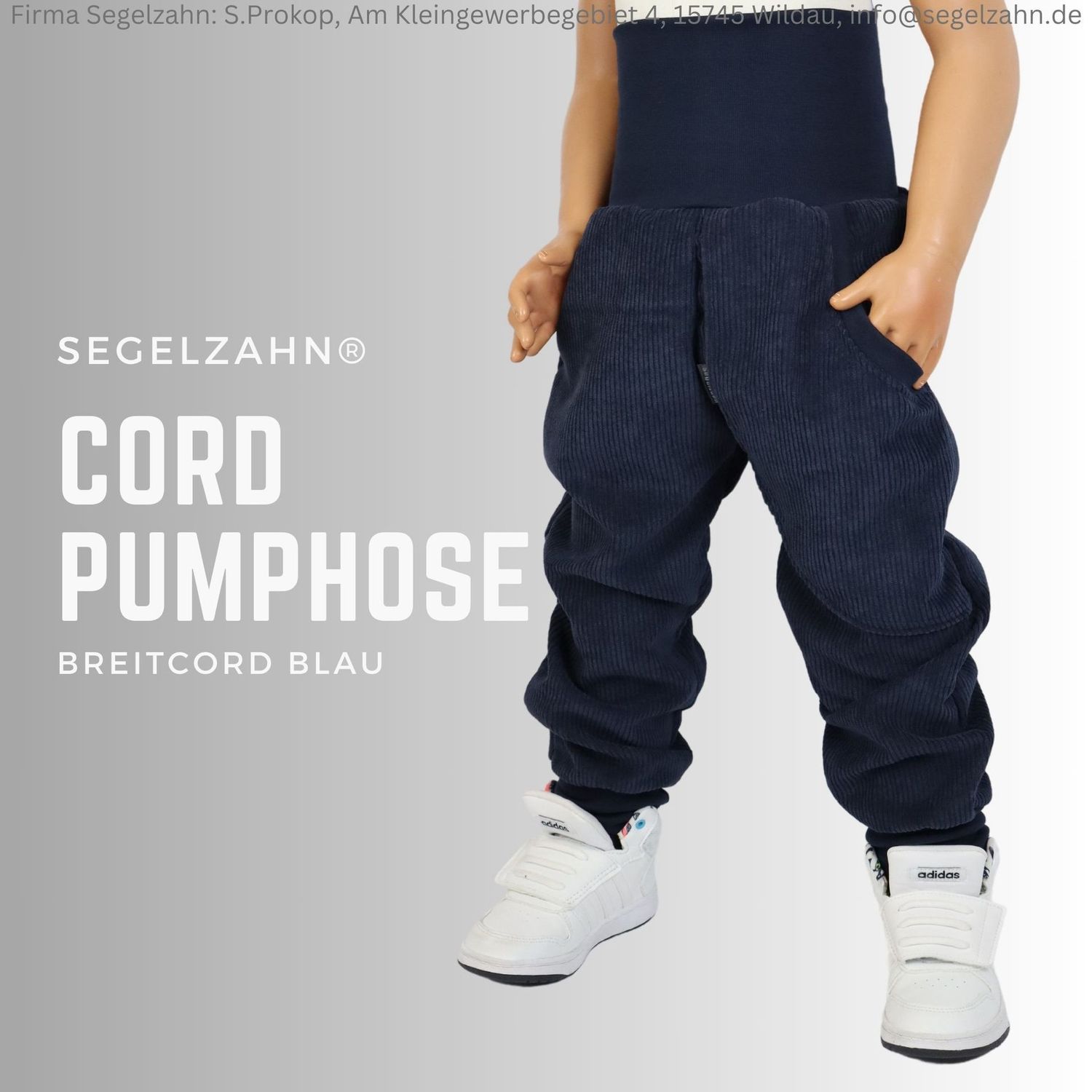 Cord Hose Kinder blau, Pumphose Junge Mädchen Kind Baby, Kinderhose Segelzahn Kinderkleidung Hosen blaue Cordhose Kord Herbsthose Übergang