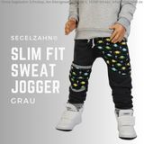 Slim Fit Sweat Jogger Kinder Junge Hosen Kind Baby Mädchen Sweathose Grau Autos Segelzahn Kinderkleidung graue Kinderhose Jogginghose Hose