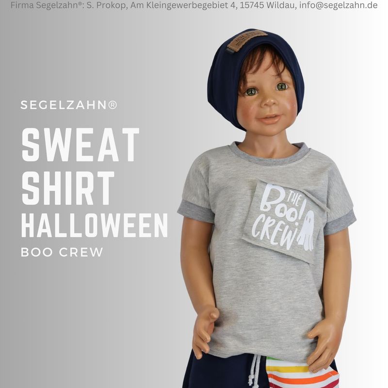 Halloween Sweat Shirt kurzarm T-Shirt Junge Kinder Baby Mädchen Sweatshirt Segelzahn Kinderkleidung graues Oberteil Kindershirt Herbst grau Halloween Sweat Shirt kurzarm T-Shirt Junge Kinder Baby Mädchen Sweatshirt Segelzahn Kinderkleidung graues Oberteil Kindershirt Herbst grau