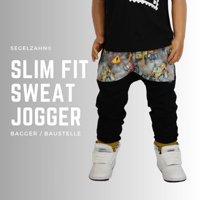 Sweat Hose Kinder Bagger Baustelle - Jogginghose Schwarz - Kind Baby - Sweathose - Jungen - Kinderhose - Segelzahn - Hosen - Kinderkleidung Sweat Hose Kinder Bagger Baustelle - Jogginghose Schwarz - Kind Baby - Sweathose - Jungen - Kinderhose - Segelzahn - Hosen - Kinderkleidung