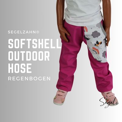 Softshellhose für Mädchen Regenbogen Outdoorhose Pink gefüttert für Kinder warme Regenhose / Kind Baby Matschhose / Buddelhose / Vögel Softshellhose für Mädchen Regenbogen Outdoorhose Pink gefüttert für Kinder warme Regenhose / Kind Baby Matschhose / Buddelhose / Vögel