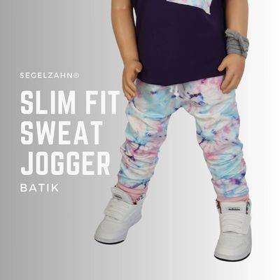 Slim Fit Jogger Mädchen / Batik / Sweathose Kind Baby / Hosen / Segelzahn / Kinderhose / Batikhose / Mädchenhose / Kinderkleidung Slim Fit Jogger Mädchen / Batik / Sweathose Kind Baby / Hosen / Segelzahn / Kinderhose / Batikhose / Mädchenhose / Kinderkleidung