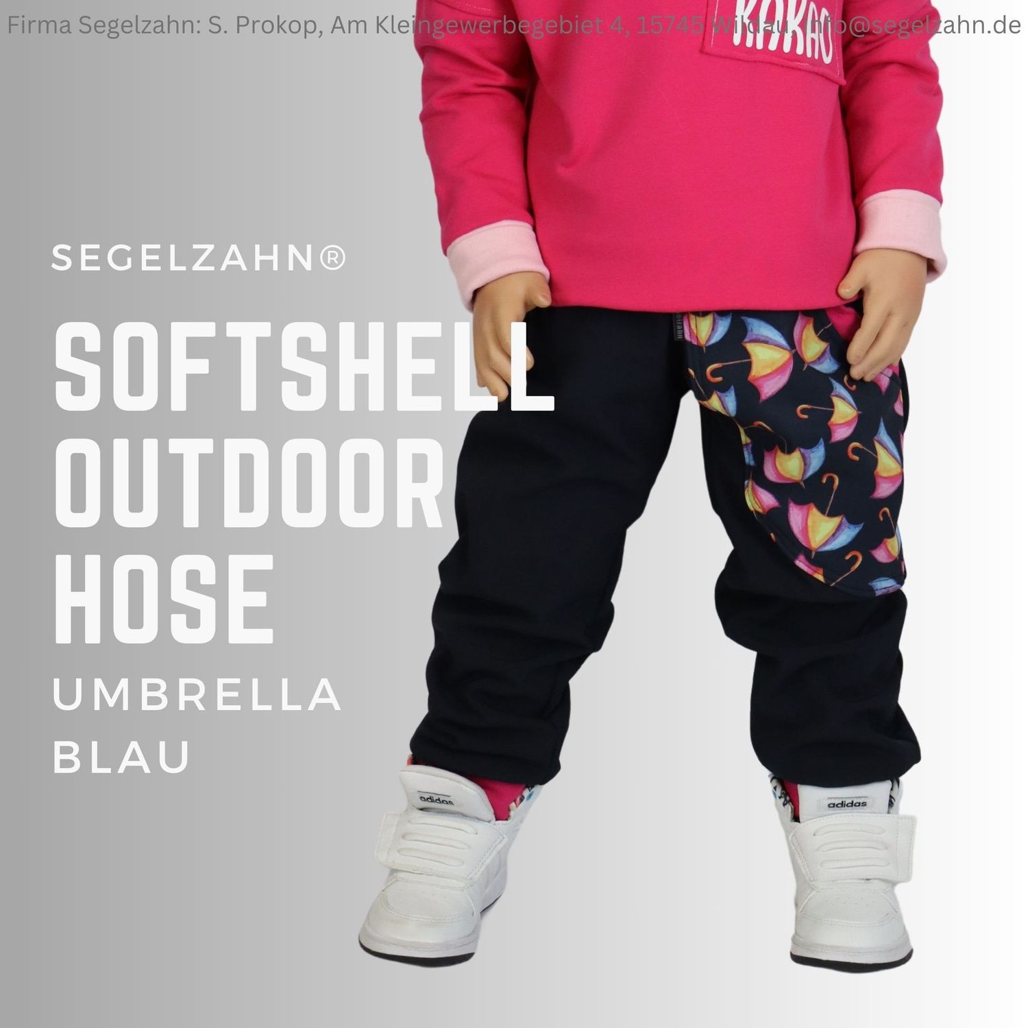 Softshell Hose Mädchen Blau gefüttert Regenschirme, Regenhose Matschhose, Buddelhose, Thermohose warm Outdoorhose Segelzahn Hosen Übergang