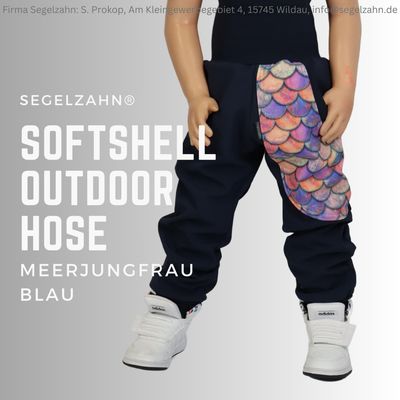 Softshell Hose Mädchen gefüttert Blau Meerjungfrau - Schuppen, Regenhose Matschhose, Buddelhose, Thermohose warm Outdoorhose Segelzahn Hosen Softshell Hose Mädchen gefüttert Blau Meerjungfrau - Schuppen, Regenhose Matschhose, Buddelhose, Thermohose warm Outdoorhose Segelzahn Hosen