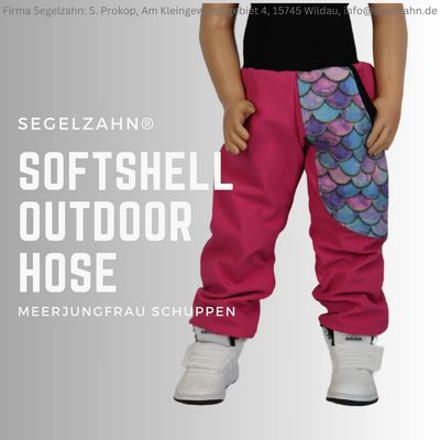 Softshell Hose Mädchen gefüttert Pink Meerjungfrau - Schuppen, Regenhose Matschhose, Buddelhose, Thermohose warm Outdoorhose Segelzahn Hosen Softshell Hose Mädchen gefüttert Pink Meerjungfrau - Schuppen, Regenhose Matschhose, Buddelhose, Thermohose warm Outdoorhose Segelzahn Hosen