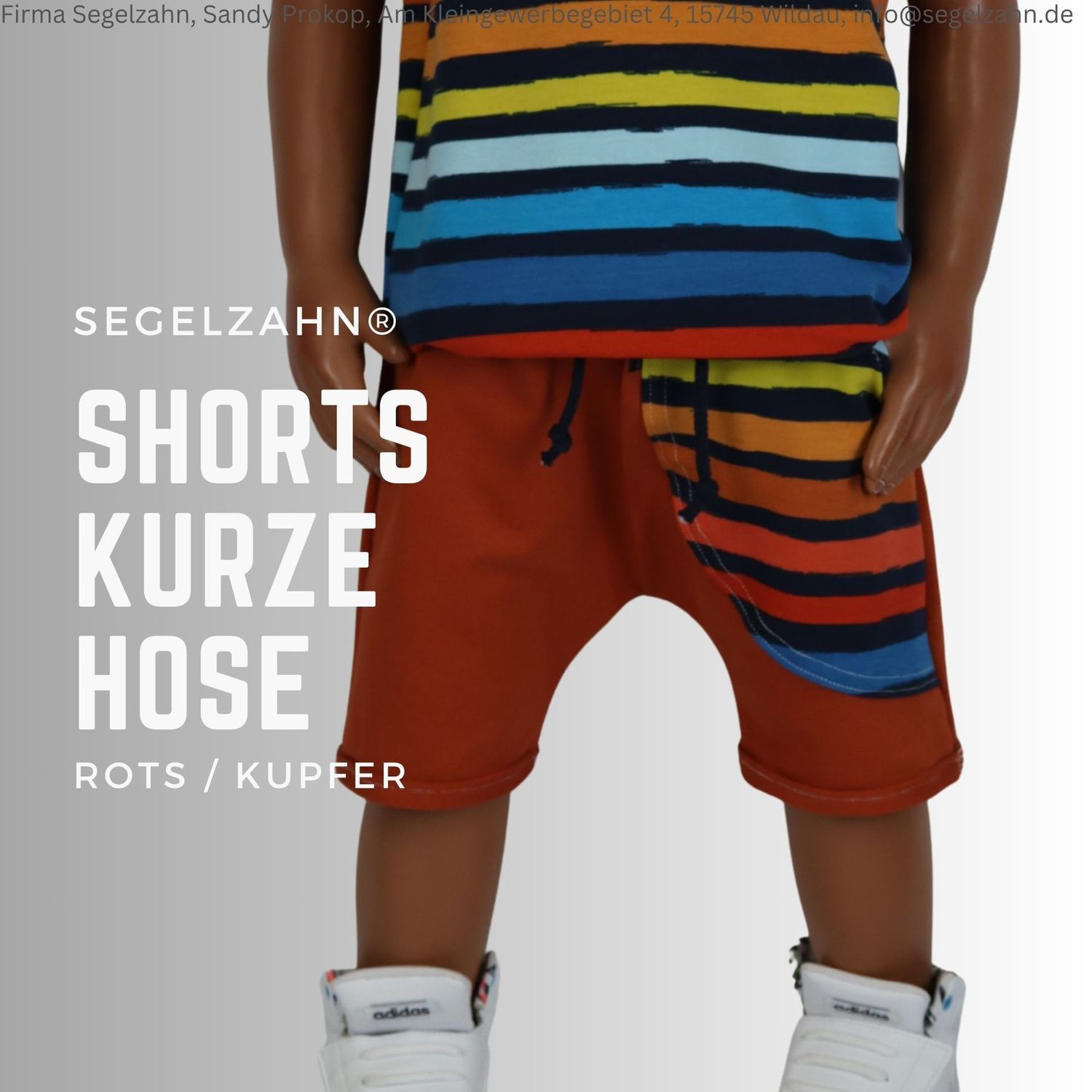 Shorts, kurze Hose Kinder Rost Kupfer bunt Sommerhose Junge Mädchen Kind Baby Sweathose Jogger kurze Kinderhose Segelzahn Kleidung Sommer