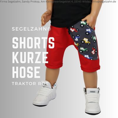 Shorts Kinder Traktor Hose, kurze Sweathose, Sommerhose rot Kind Baby Junge Mädchen Segelzahn Kinderkleidung rote Sommer Hosen Jungs Short Shorts Kinder Traktor Hose, kurze Sweathose, Sommerhose rot Kind Baby Junge Mädchen Segelzahn Kinderkleidung rote Sommer Hosen Jungs Short