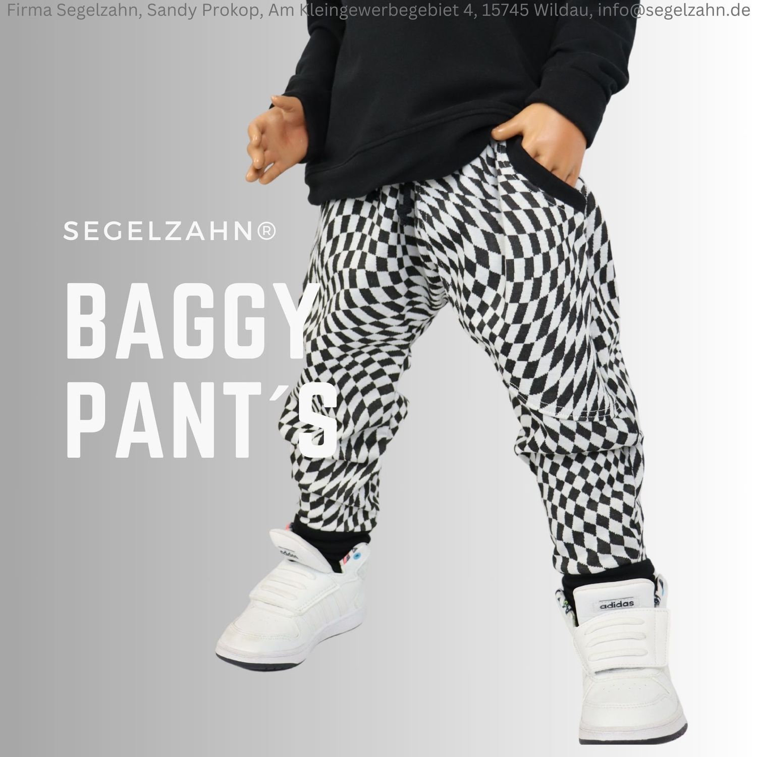 Baggy Hose Kinder Jacquard Karierte Pumphose Kind Baby Jungen Mädchen Mitwachshose Segelzahn Kleidung Jogger Karo Schwarz Weiß Jogginghose