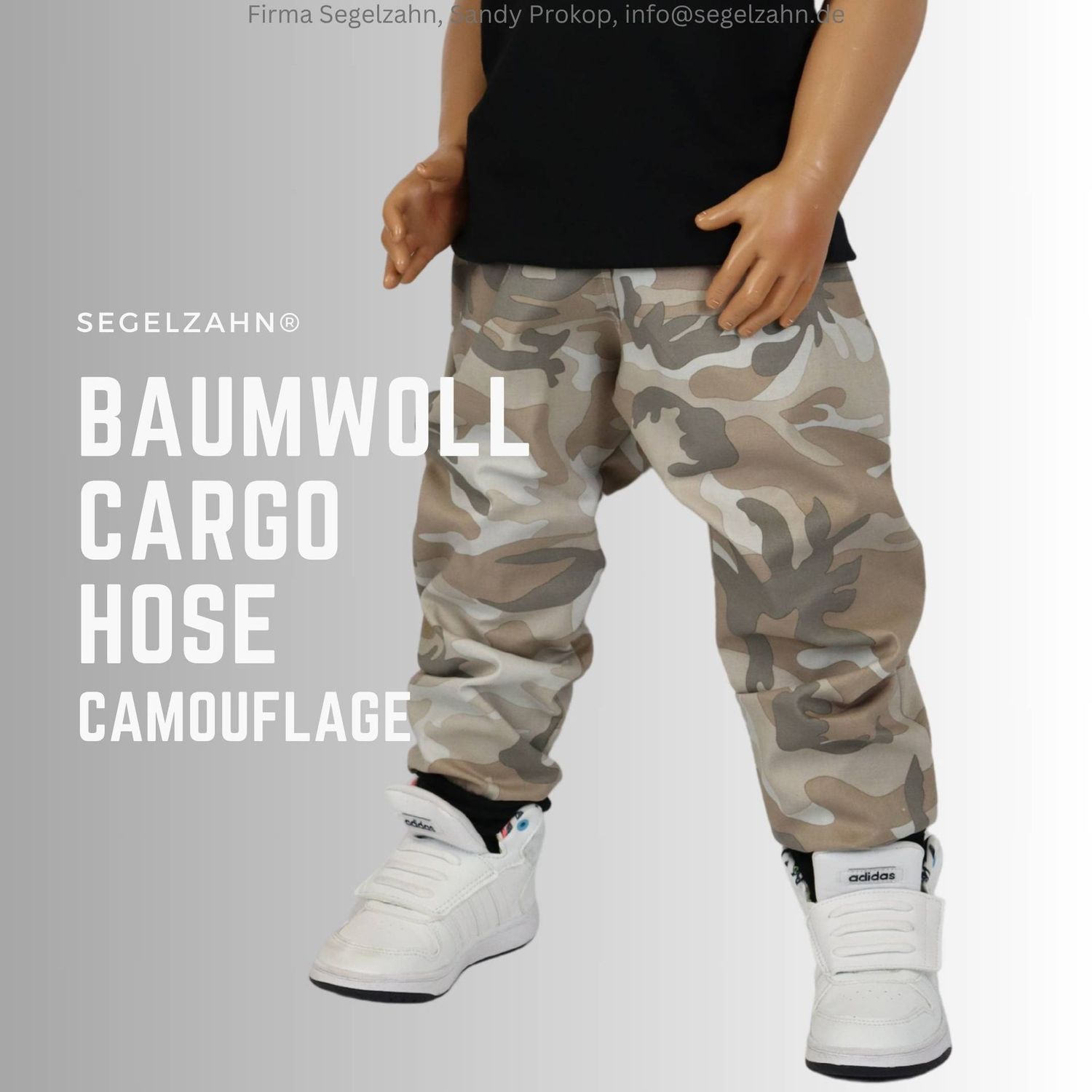 Cargo Hose Kinder Pumphose Baumwolle beige Camouflage Hosen Unisex Baumwollhose Jungen Mädchen Hosen Segelzahn Cargohose Tarn Kleidung Kind