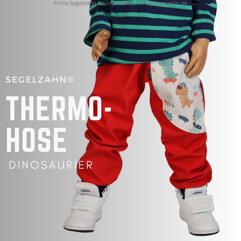 Thermohose Kinder Jungen Dino