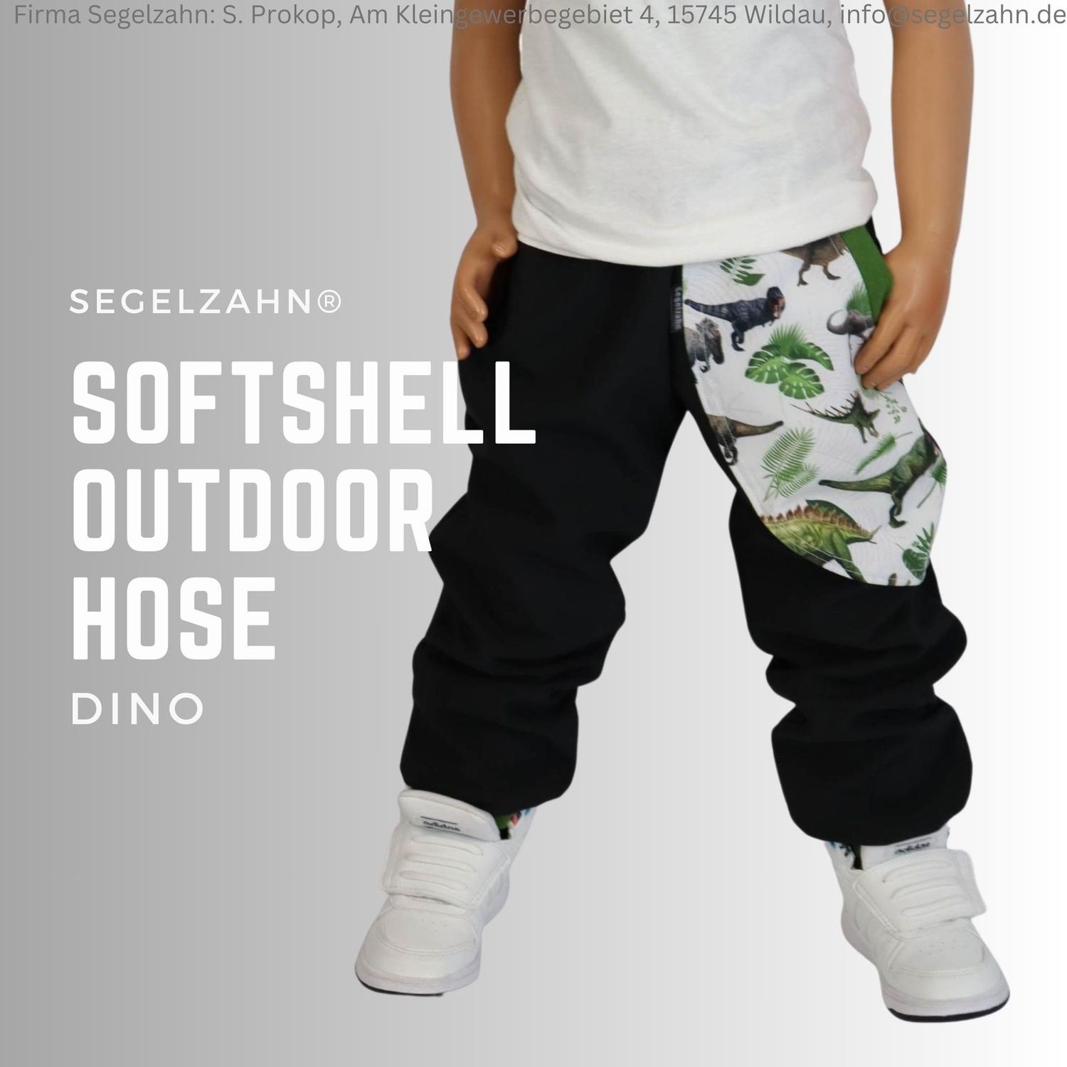 Softshellhose Kinder Dinosaurier