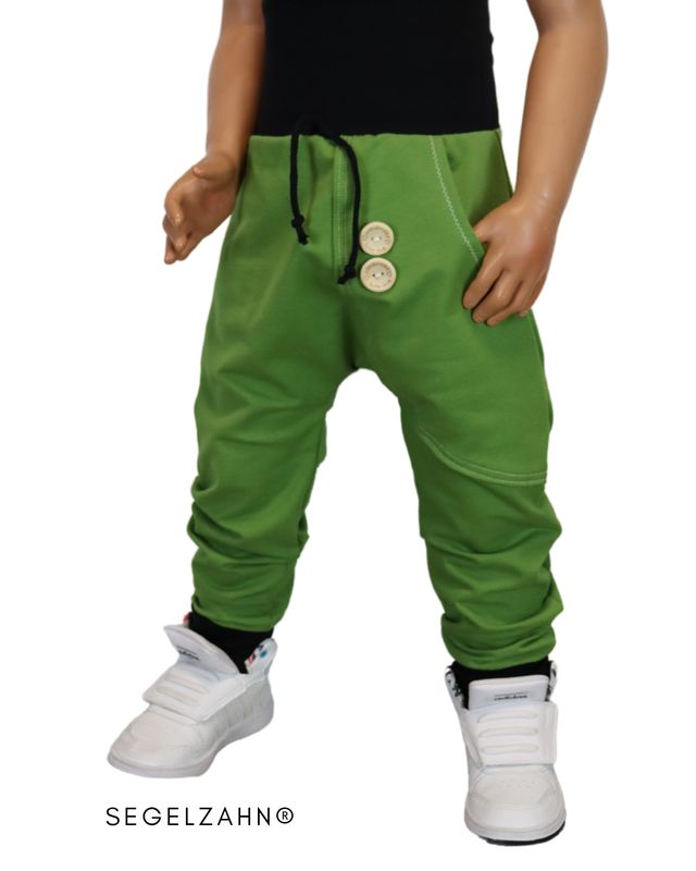 Sweathose Kinder Babys Jungen Mädchen Grün