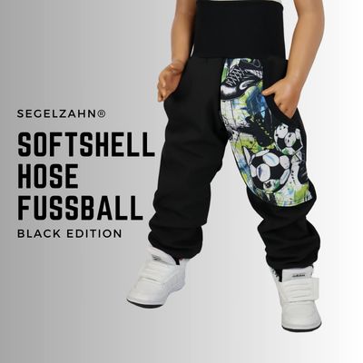 Softshellhose Kinder Schwarz, gefüttert, Regenhose Jungen Kind Baby Buddelhose Fußball Hosen Junge Segelzahn Regen Kleidung Outdoorhose Softshellhose Jungen Schwarz