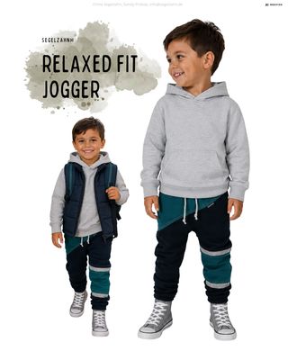 Sweathose Kinder | Jogger Blau Petrol | Mitwachshose | Relaxed Fit | Jungen & Mädchen Sweathose Kinder | Jogger Blau Petrol | Mitwachshose | Relaxed Fit | Jungen & Mädchen