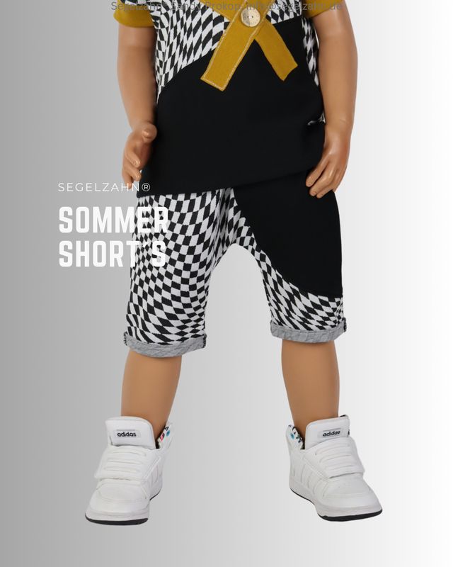 So cool ist unsere neue Jacquard Shorts für Kinder, Unisex Sommerhose für Jungen und Mädchen, gemütlich lässig geschnitte, vi
