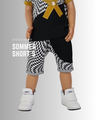 Shorts, kurze Hose Kinder, Unisex Sommerhose Kariert So cool ist unsere neue Jacquard Shorts für Kinder, Unisex Sommerhose für Jungen und Mädchen, gemütlich lässig geschnitte, vi
