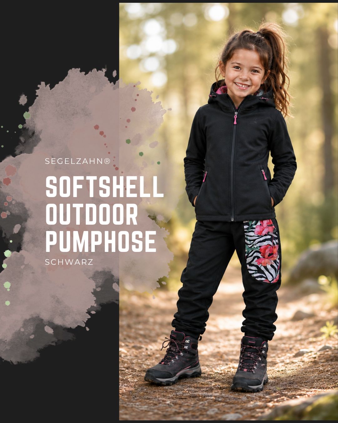 Warme Softshellhose Mädchen gefüttert Schwarz | Kinderhose Outdoor Regenhose | Pumphose Kinder | Matschhose | Übergangshose Kind und Baby Warme Softshellhose Mädchen gefüttert Schwarz | Kinderhose Outdoor Regenhose | Pumphose Kinder | Matschhose | Übergangshose Kind und Baby