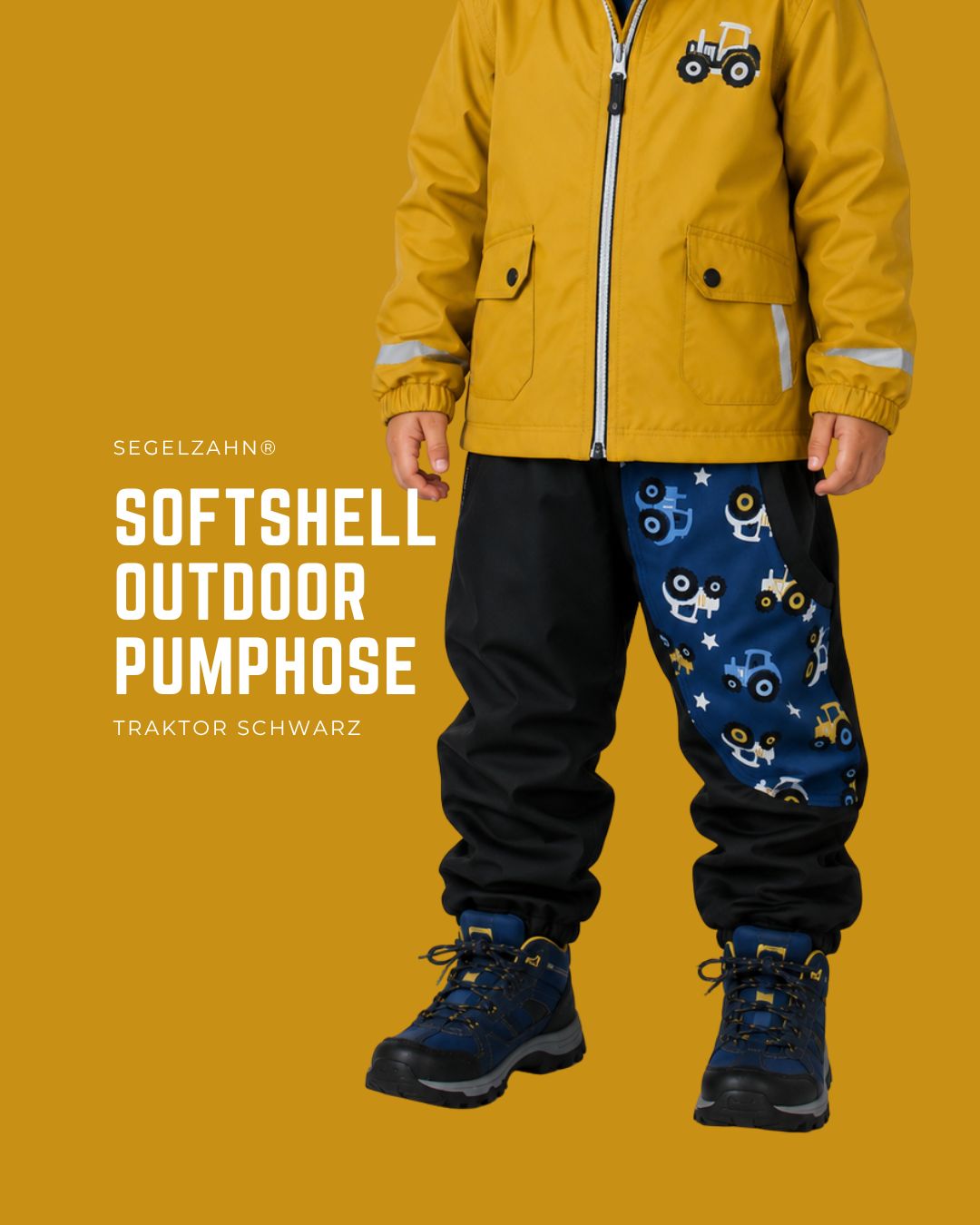 Softshell Hose Kinder Schwarz | gefütterte Outdoorhose Unisex | Traktor | Mitwachsende Pumphose | Jungen Übergangshose Waldkindergarten Softshell Hose Kinder Schwarz | gefütterte Outdoorhose Unisex | Traktor | Mitwachsende Pumphose | Jungen Übergangshose Waldkindergarten