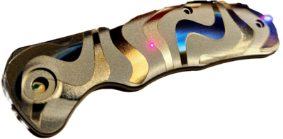 NRiggi Knives &quot;JERSEY&quot; Laser Engraved Scales