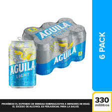 AGUILA LIGHT POR SIX PACK