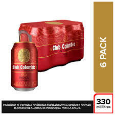 CLUB COLOMBIA ROJA POR SIX PACK