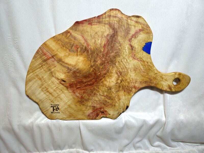Beautifully Figured Boxelder Charcuterie Board #5