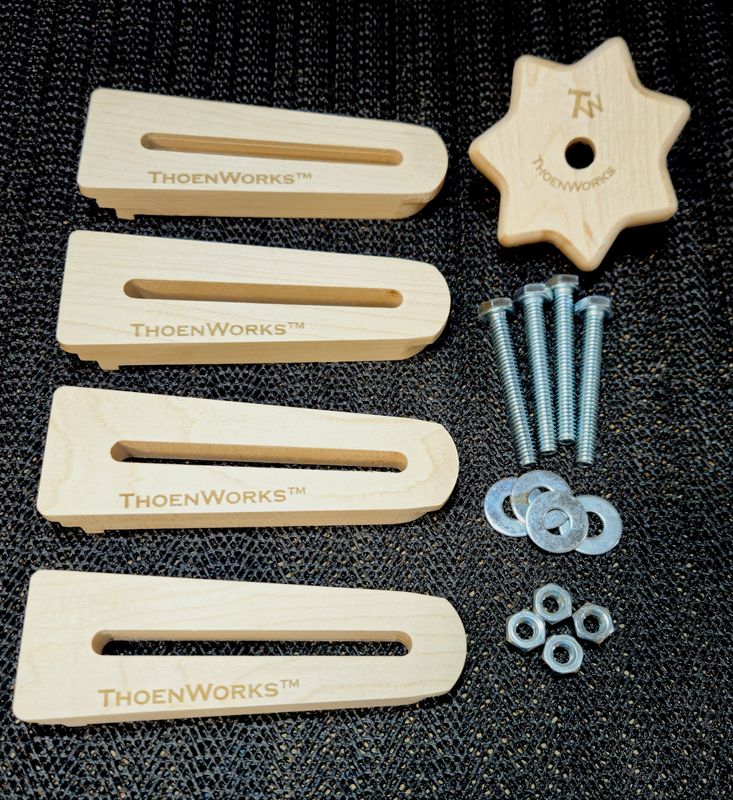 CNC Router Clamp Set of 4 - Standard