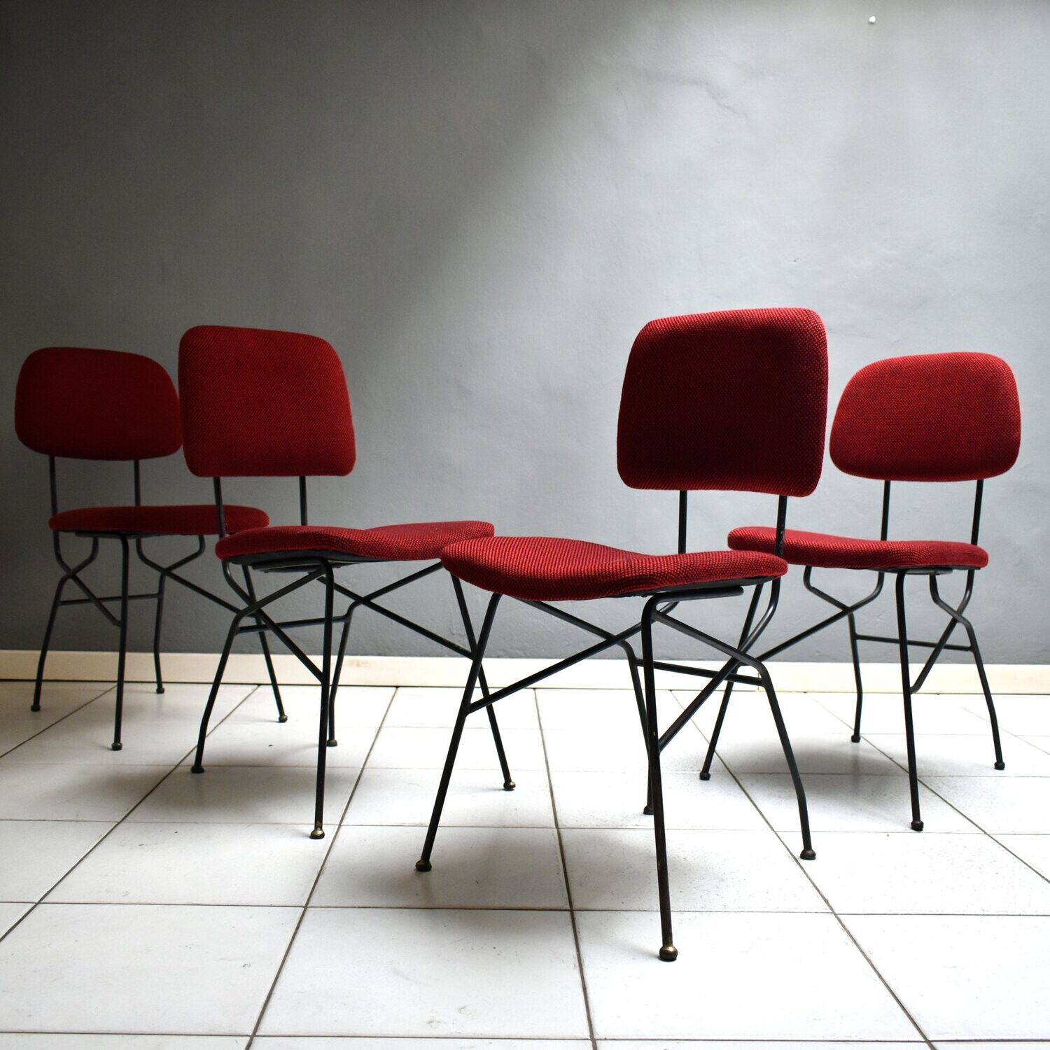 Set di 4sedie vintage anni'60