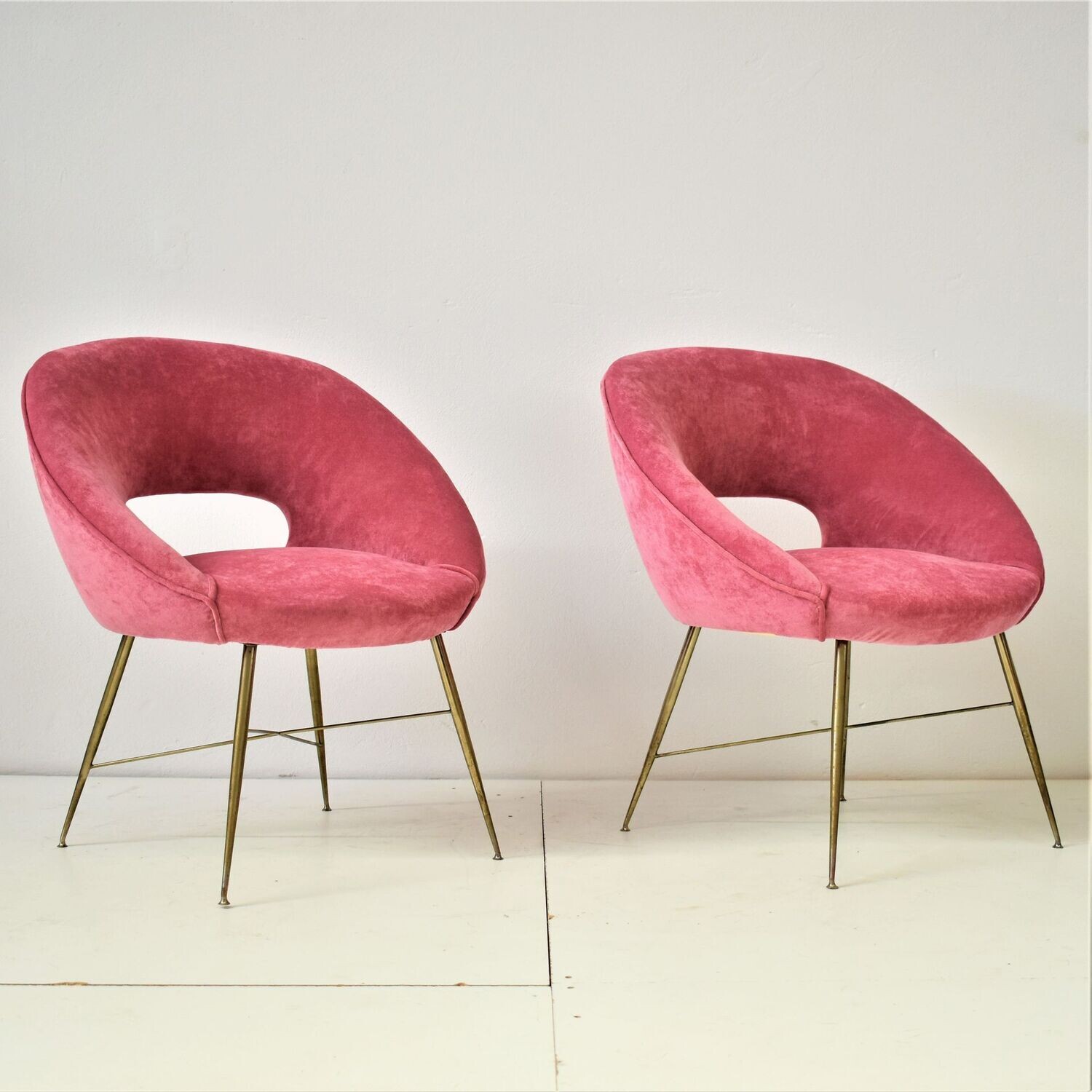 ​Coppia di poltrone vintage anni Cinquanta, design di Silvio Cavatorta