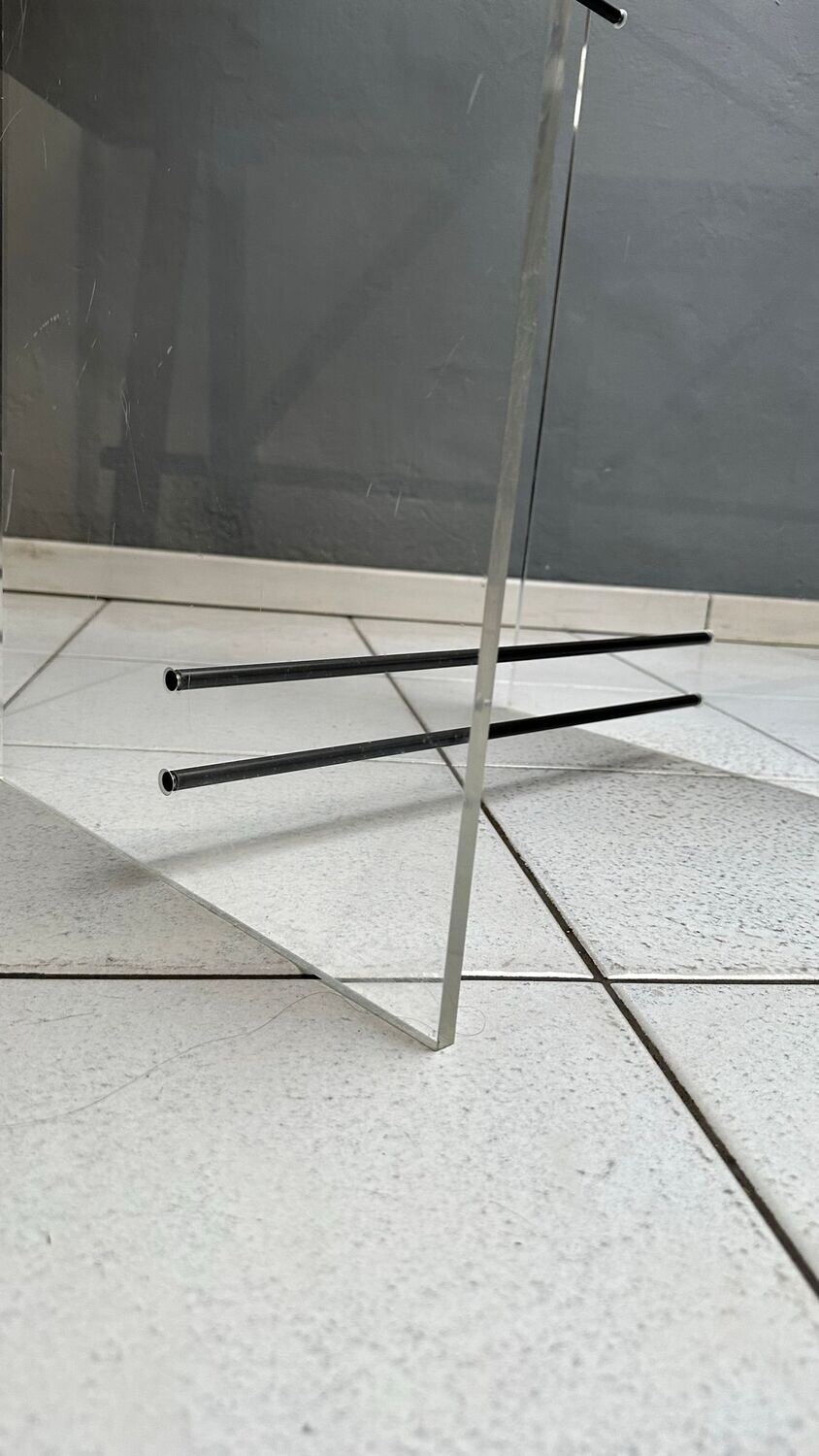 Consolle in plexiglass, manifattura Italiana anni'70