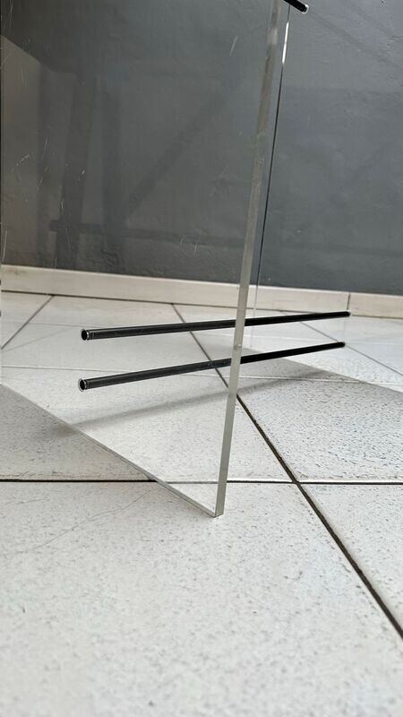 Consolle in plexiglass, manifattura Italiana anni'70