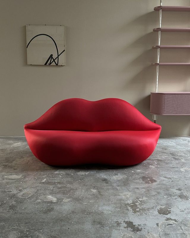 Divano Bocca – Studio 65 per Gufram, 1986