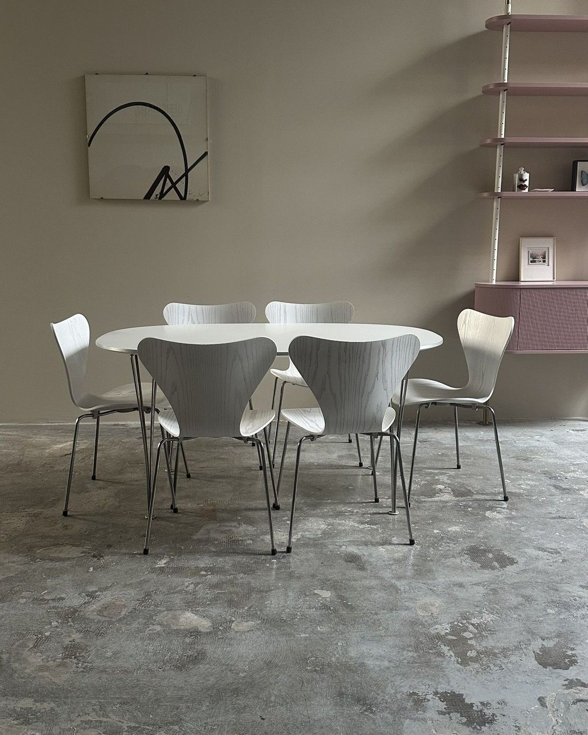 Tavolo  Danese Superellipse, design di Hein-Mathsson e Jacobsen for Fritz Hansen