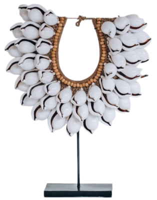 COLLAR PAPÚA Conchas Ovula Ovum