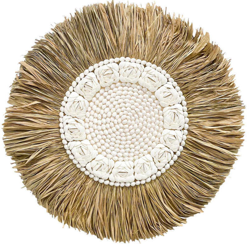 JUJU HAT de fibras naturales | Concha blanca