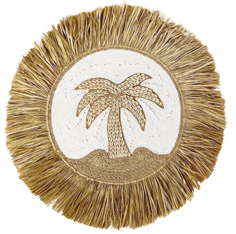 JUJU HAT de fibras naturales | Colgante de pared de Palm