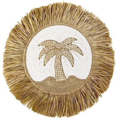 JUJU HAT de fibras naturales | Colgante de pared de Palm