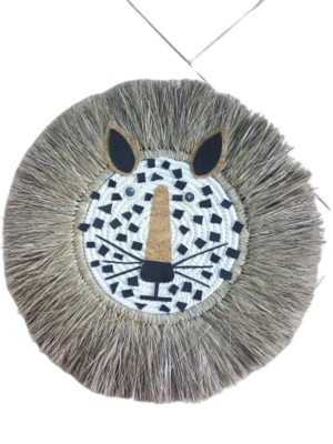 JUJU HAT de fibras naturales | Leopardo