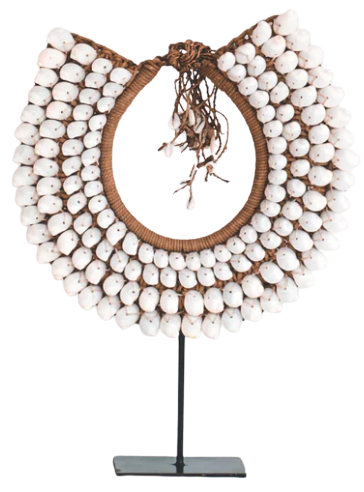 COLLAR PAPÚA de concha blanca